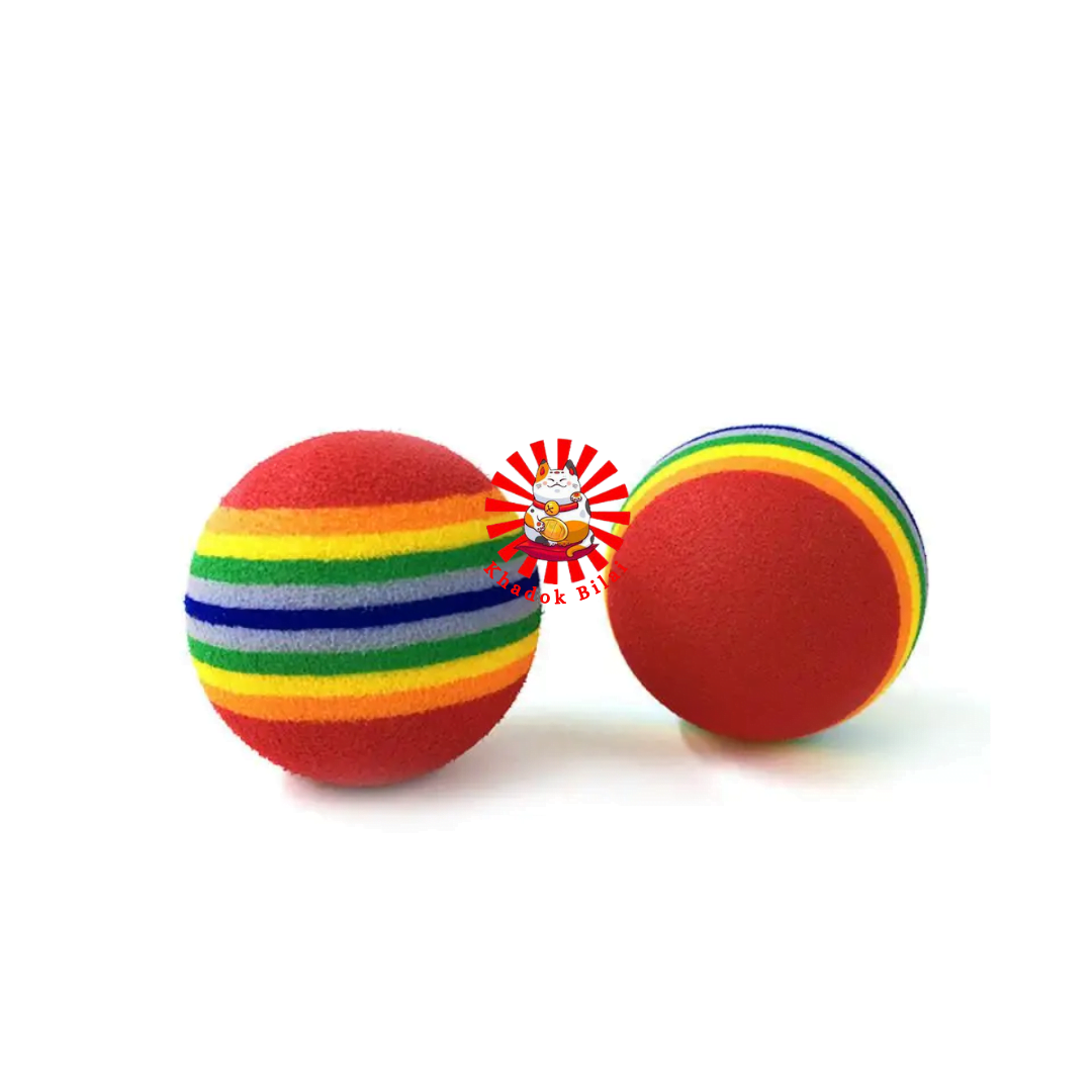 Rolling Ball Toy For Kitten & Cat | Rainbow