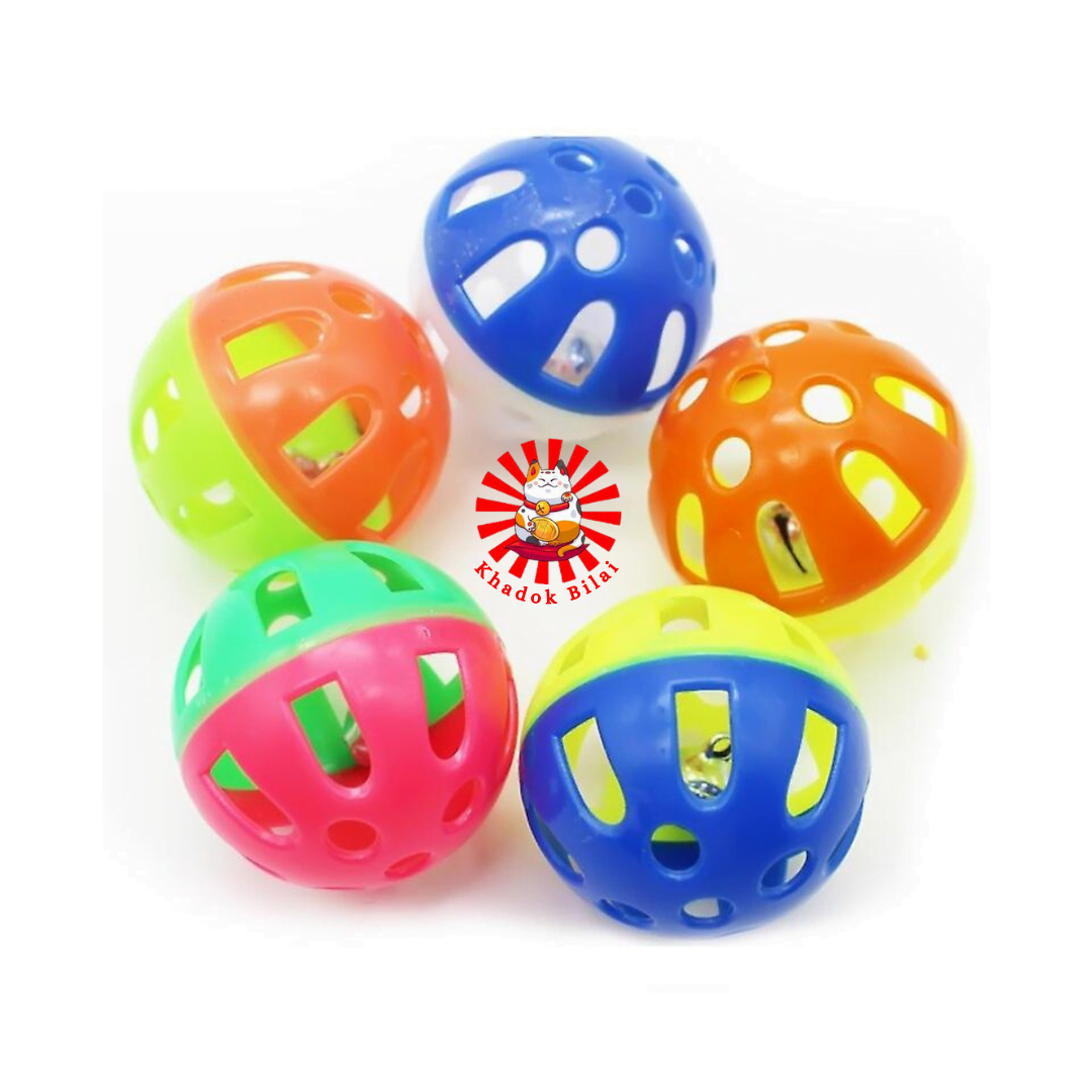 Rolling Ball Toy For Kitten & Cat With Bell