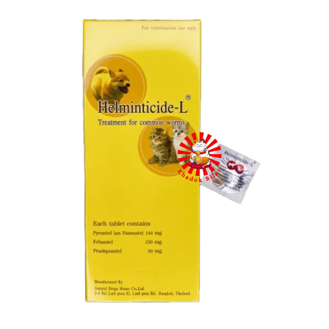 Helminticide - L Deworming Tablet For Cat & Dog (1 Tablet)