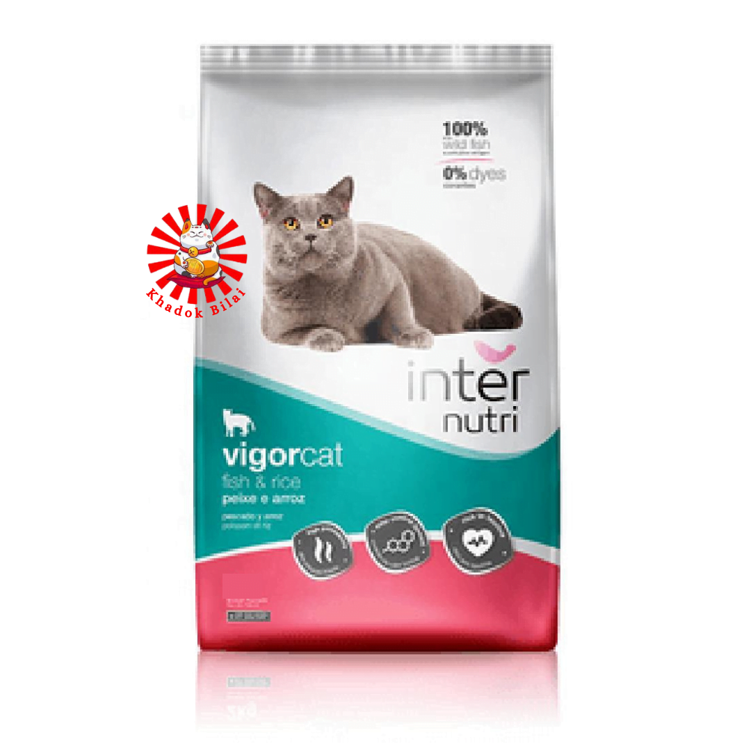 Internutri Adult Dry Cat Food Vigor | Fish & Rice Flavor (1+ Year)