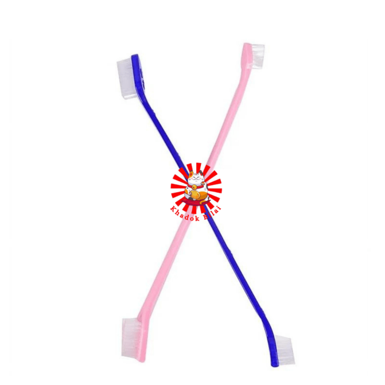 Dual Headed Toothbrush For Pets