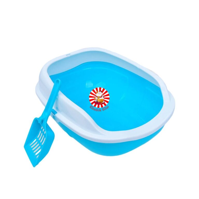 Premium Litter Box With Attachable Scooper For Kitten & Adult Cat
