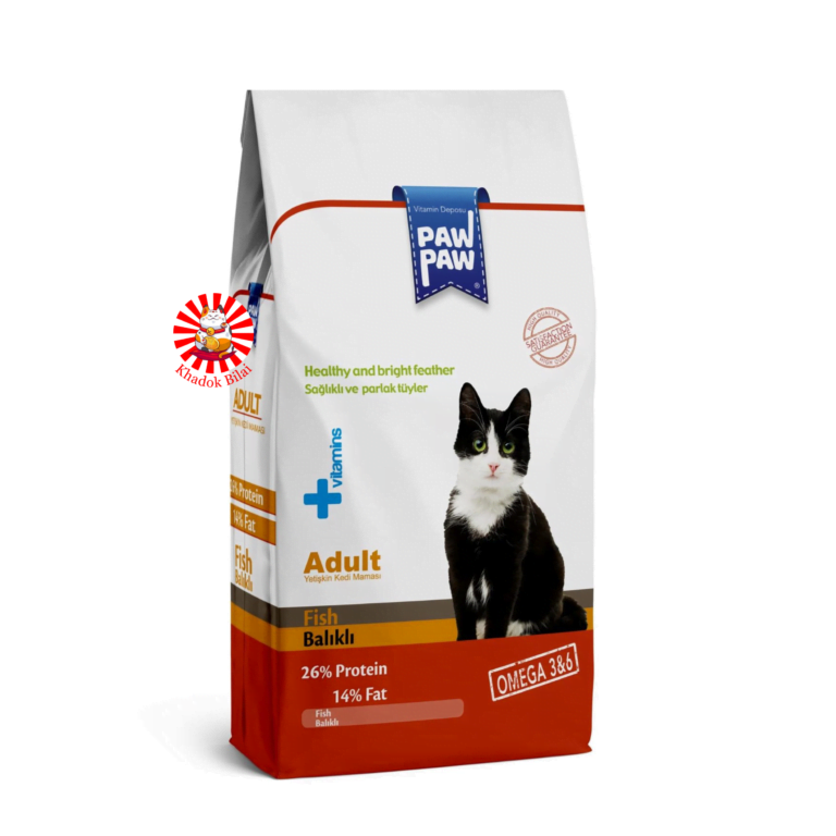 Paw Paw Adult Dry Cat Food Fish Flavor (1+ Year)