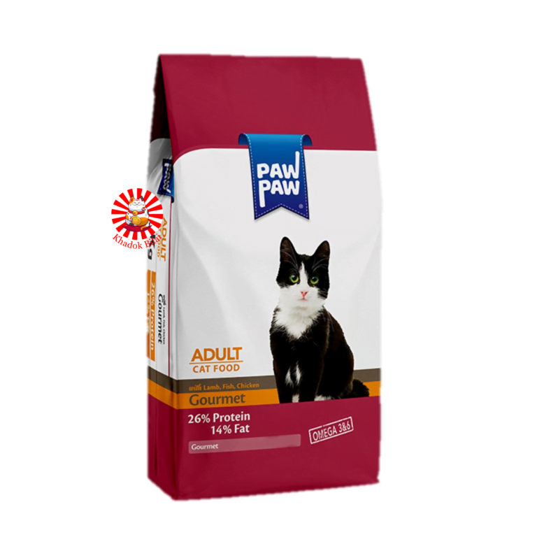 Paw Paw Adult Dry Cat Food Gourmet | Lamb, Fish & Chicken Flavor (1+ Year)