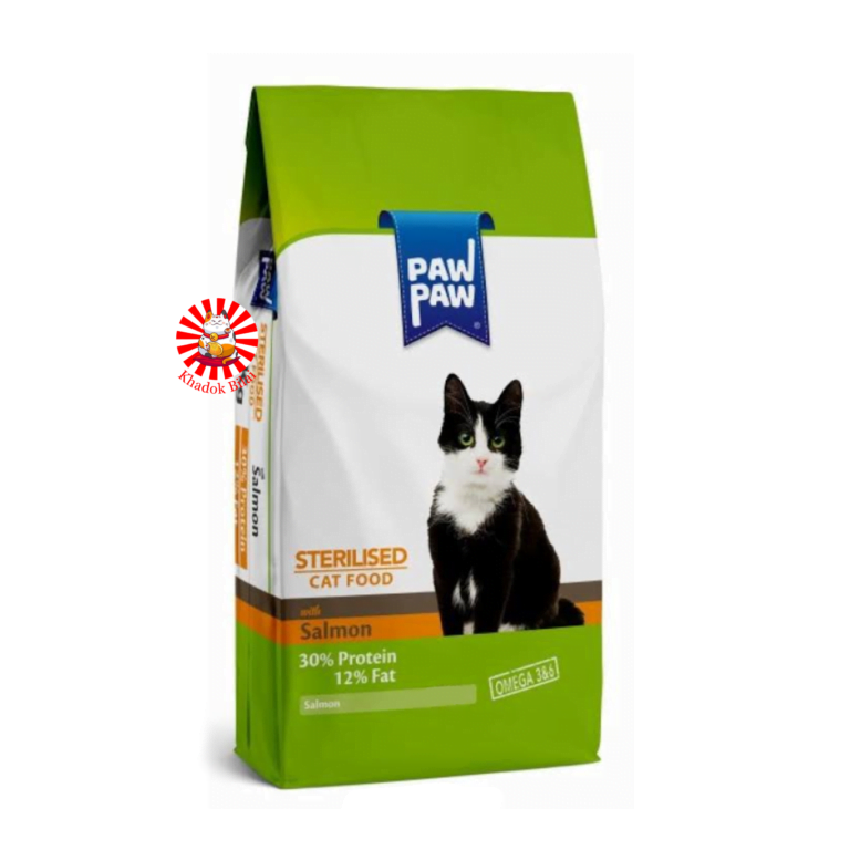 Paw Paw Adult Sterilised Dry Cat Food Salmon Flavor (1+ Year)