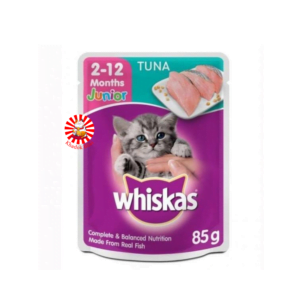 Whiskas Junior Pouch Tuna Flavor 80g (2-12 months)