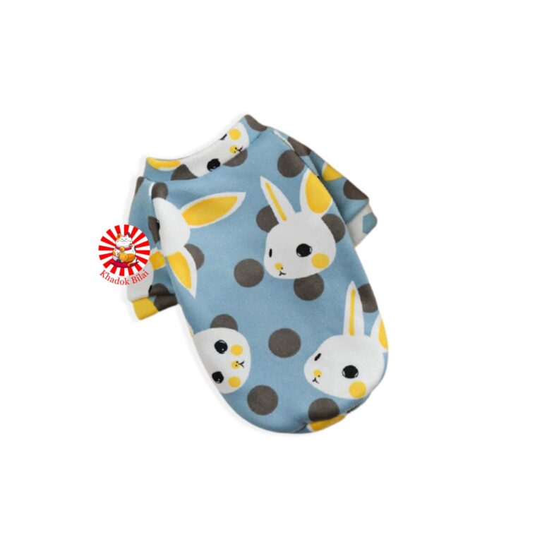 Full Sleeve Pet Dress | Bunny Print
