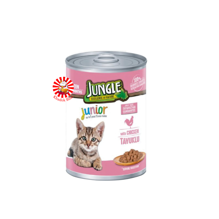 Jungle Kitten Can Food Chicken Flavor 400g (1- 12 Month)