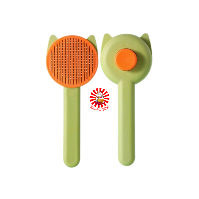 Premium Pet Grooming & Fur Removing Brush With Ear