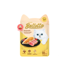 Bellotta Adult Cat Pouch Tuna and Chicken Flavor 85g (1+ Year)