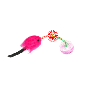 Feather Rat Tassel with Rattle Ball