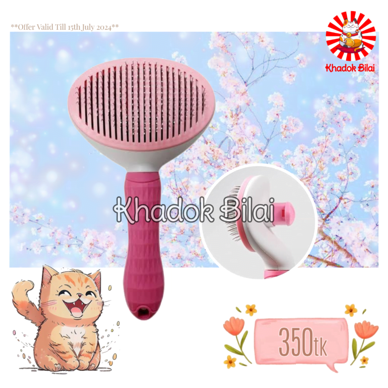 Premium Pet Grooming & Fur Removing Brush