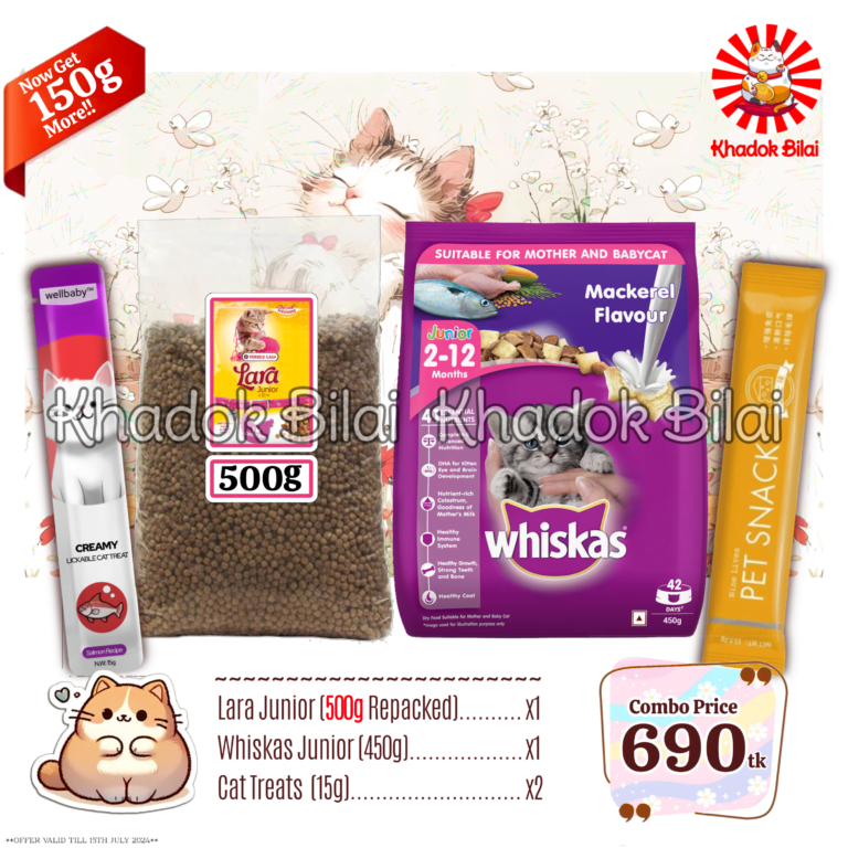 Lara & Whiskas Kitten Food Combo