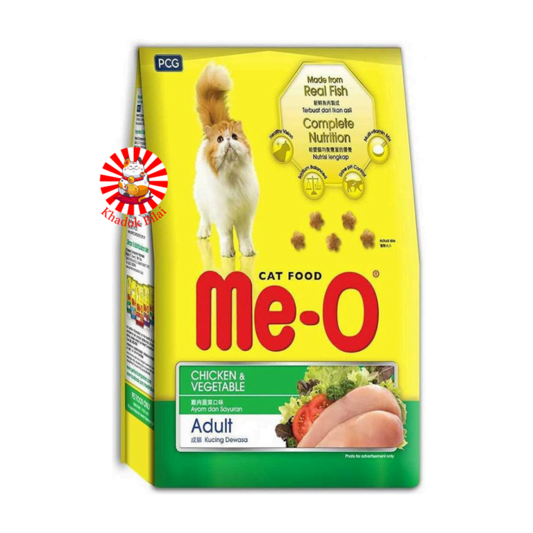 Me-O Adult Dry Cat Food Chicken & Vegetable Flavor (1+ Year)