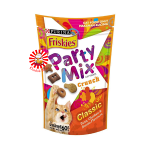 Purina Friskies Party Mix Dry Cat Treat Classic Flavor 60g (2 Month+)