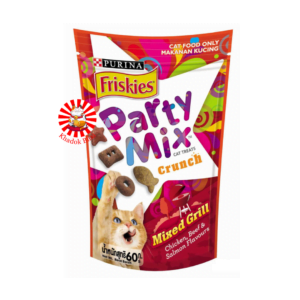 Purina Friskies Party Mix Dry Cat Treat Mixed Grill Flavor 60g (2 Month+)