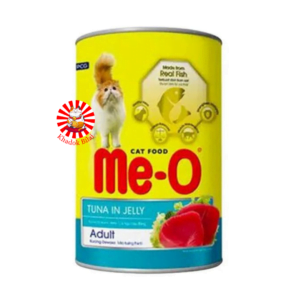 Me-O Adult Cat Can Food Tuna In Jelly Flavor 400g (1+ Year)