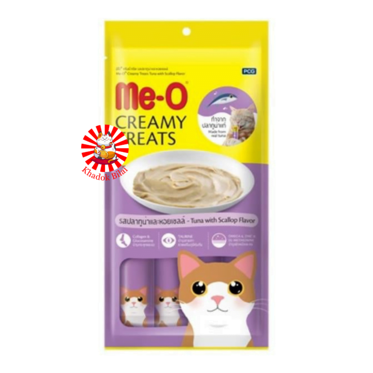 Me-O Creamy Cat Treats Tuna With Scallop Flavor (1 Month+)