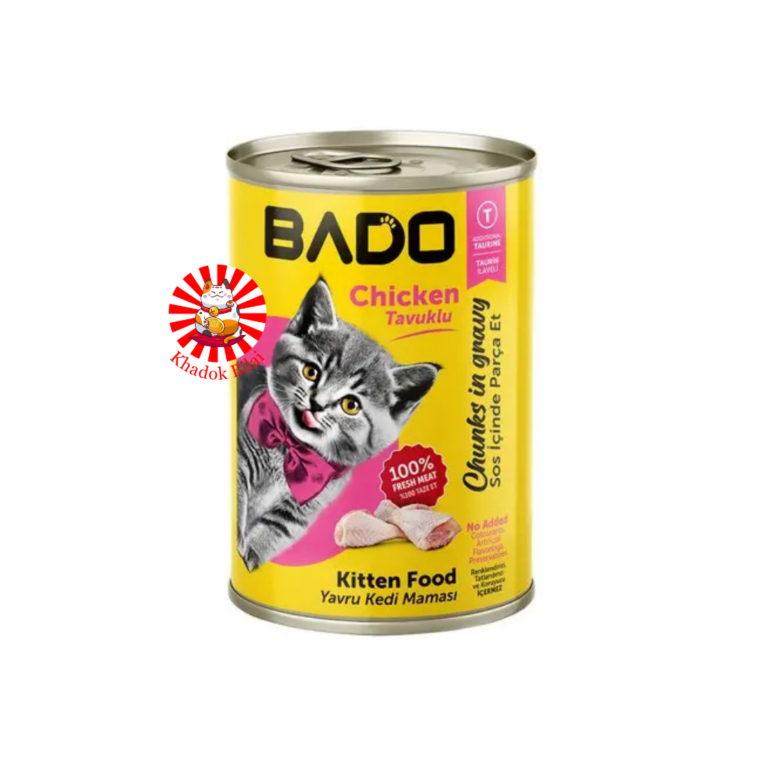 Bado Kitten Can Food Chicken Flavor 400g (2 - 12 Month)
