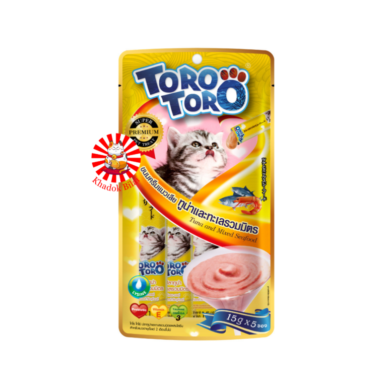 Toro Toro Lickable Cat Treat Tuna & Mixed Seafood Flavor (1 Month+)