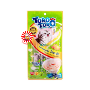 Toro Toro Lickable Cat Treat Chicken & Vegetable Flavor (1 Month+) (Copy)